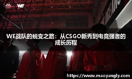 WE战队的蜕变之路：从CSGO新秀到电竞强者的成长历程